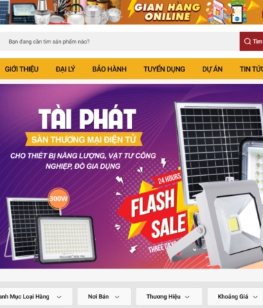 Thiết bị điện Tài Phát Công Bố Phát Triển Hệ Thống Website Sàn Thương Mại Công Nghiệp